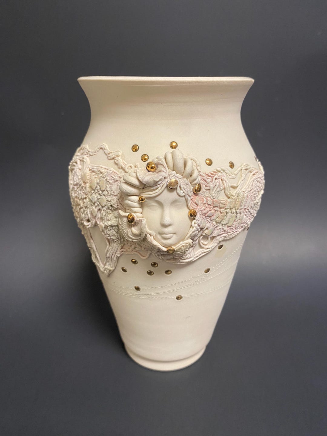 Nymph Face Vase - Etsy
