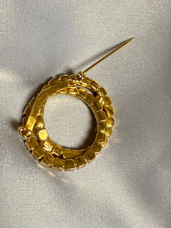 Rhinestone Infinity Brooch - image 6