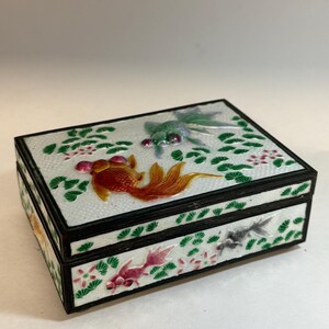 cloisonne cigarette box Cloisonne Cigarette Box