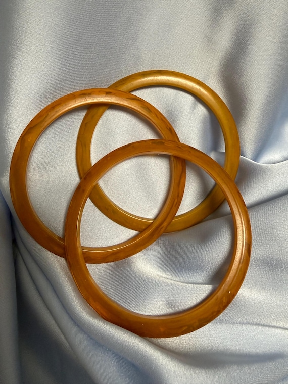 Bakelite Bangle Bracelets - image 1