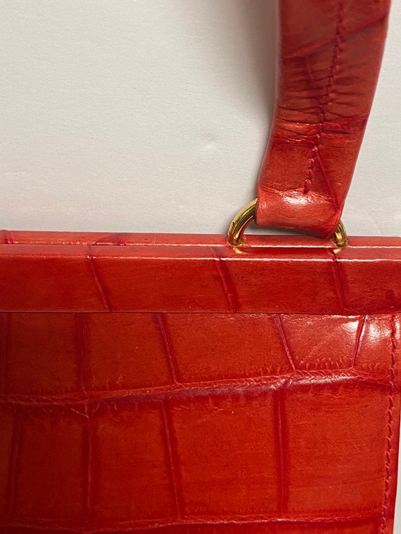 Escada Red Leather Purse - image 2