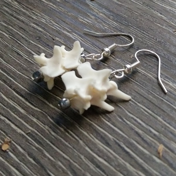 Snake Vertebrae Dangle Earrings