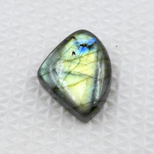 Blue Fire Labradorite Loose Gemstone Making Jewelry -Healing Crystal - Cabochon Smooth Crystal For Necklace Pendant Making
