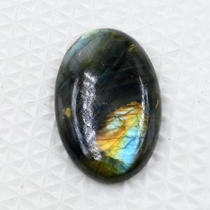 Genuine Labradorite Oval Shape Cabochons Natural Blue Fire Labradorite Cabochon Oval Gemstone Lot For Making Jewelry Stone