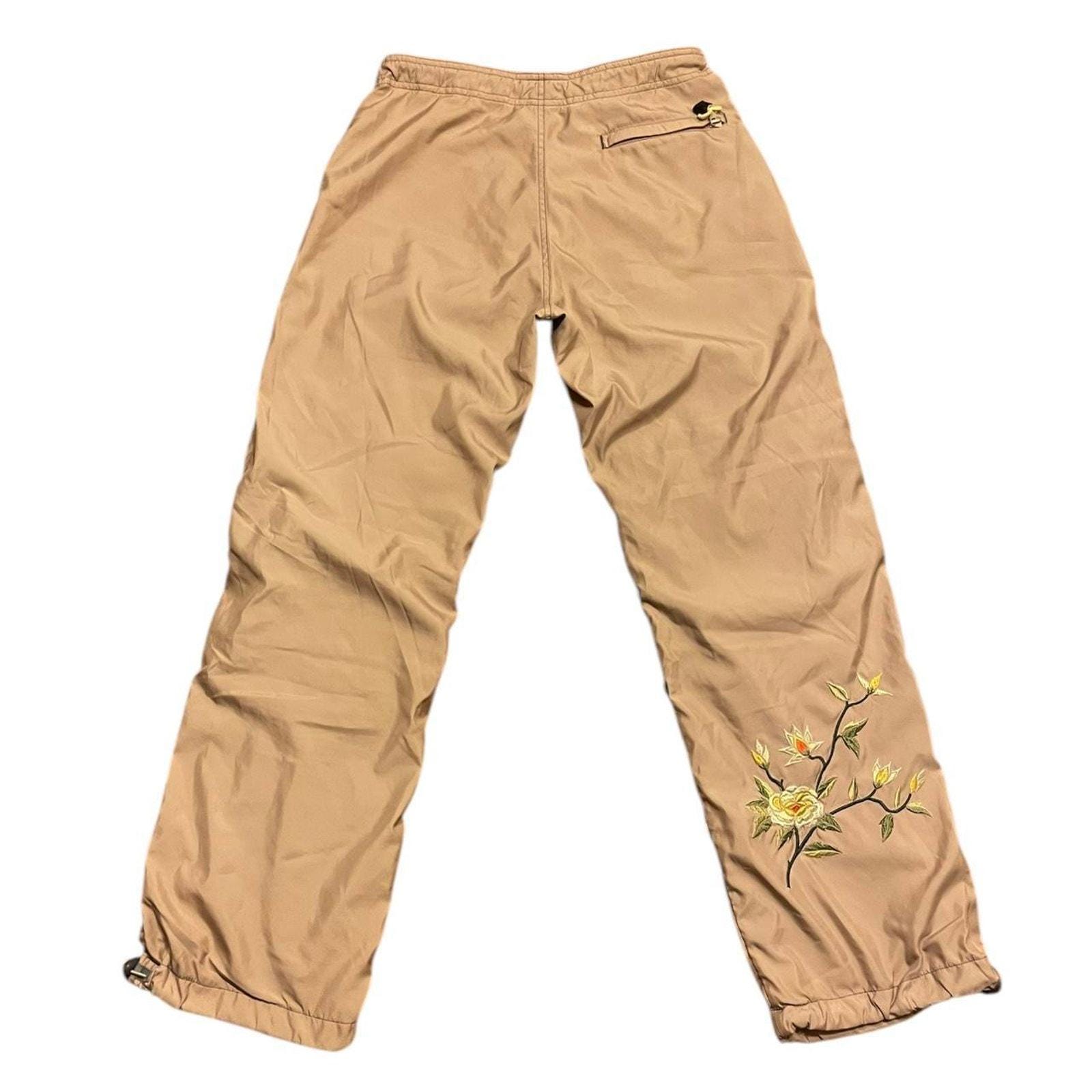 00s OLD GAP Shirred Parachute Flare Pant