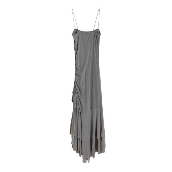 Vintage Y2k Silver Speechless Sparkle Fairy Prom Dress Size S