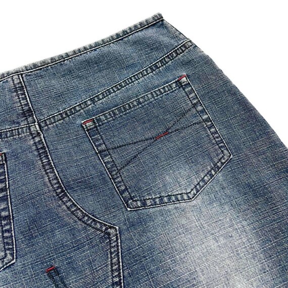 Vintage y2k 2000s STR. skater grunge denim midi s… - image 4