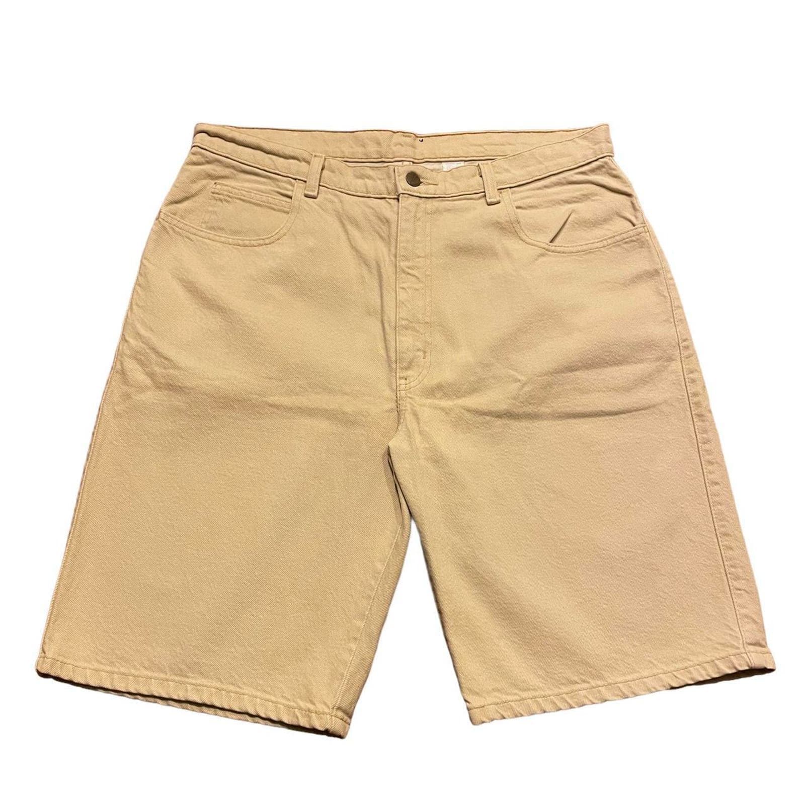 Vintage 90s Y2K Cream Tan Baggy Grunge Streetwear Denim Vintage 90s Y2K Cream Tan Baggy Grunge Streetwear Denim