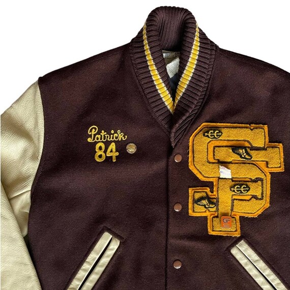 VTG 1984 San Francisco Track & Field Varsity Jacket Size L - Etsy