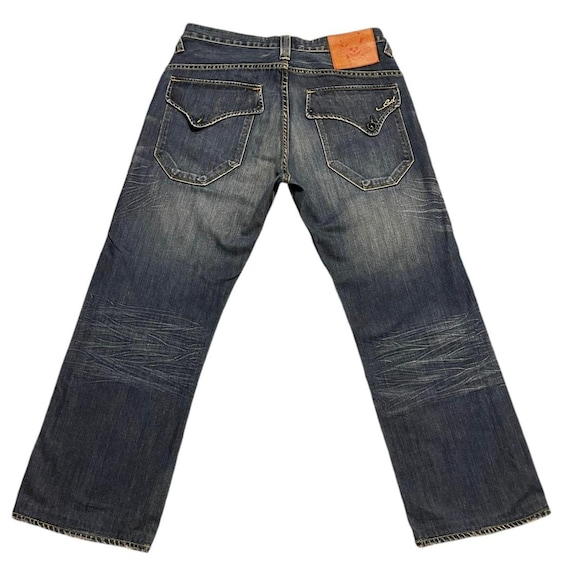 Vintage Y2K 2000s Ed Hardy Wide-leg Baggy Jeans Size 34x34 - Etsy