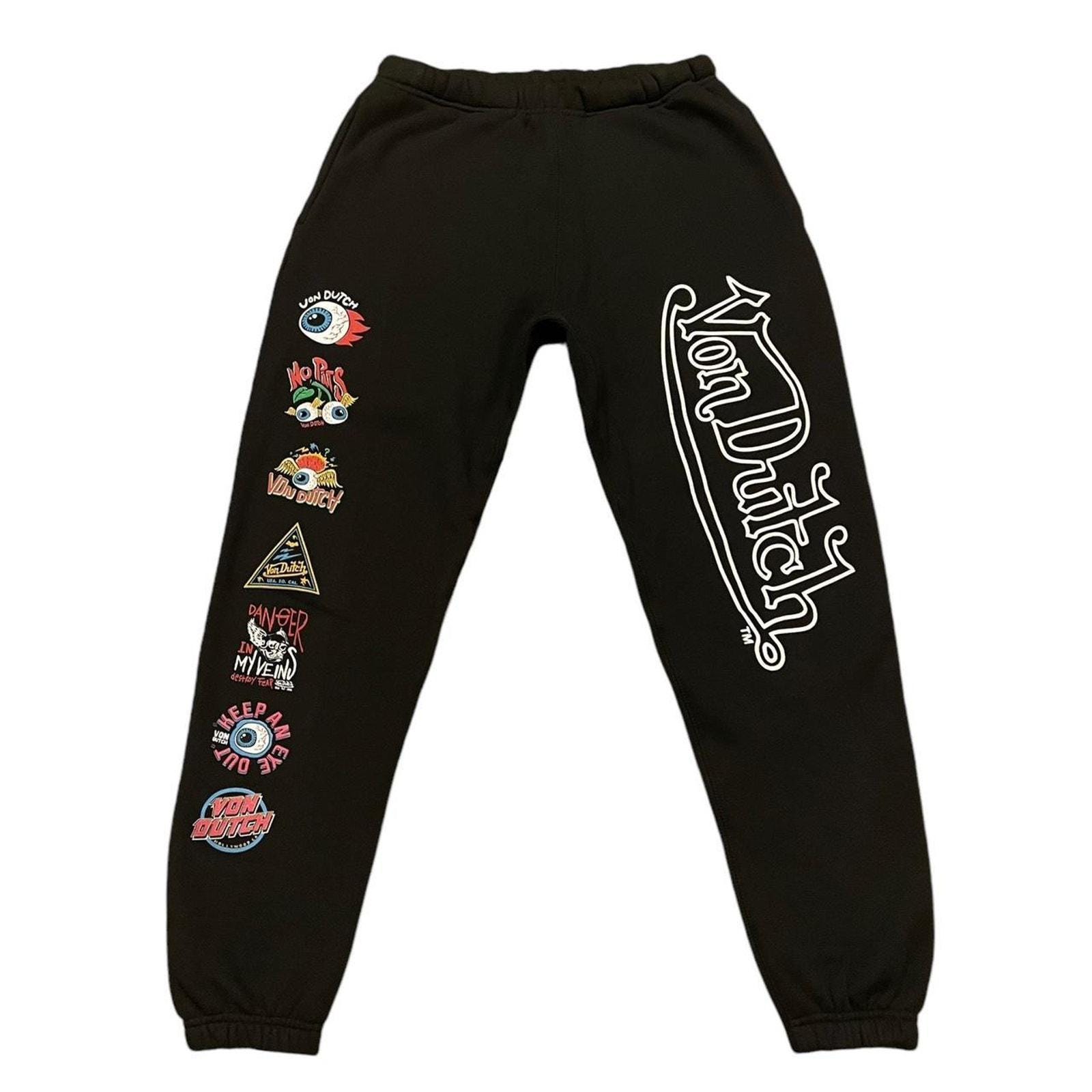 Von dutch sweatpants rhinestone best sale