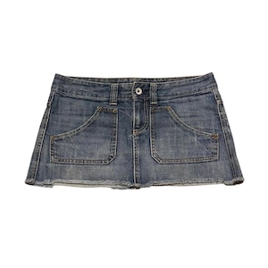 Y2k Denim Skirt - Etsy