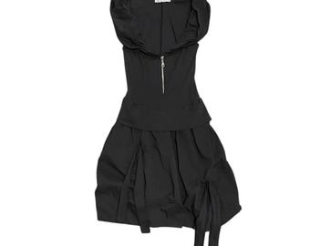 Vintage Y2K euro Paris avant-garde Zone Bleue Paris dress