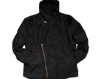VTG Y2K Diesel high collar light weight moto jacket Size L