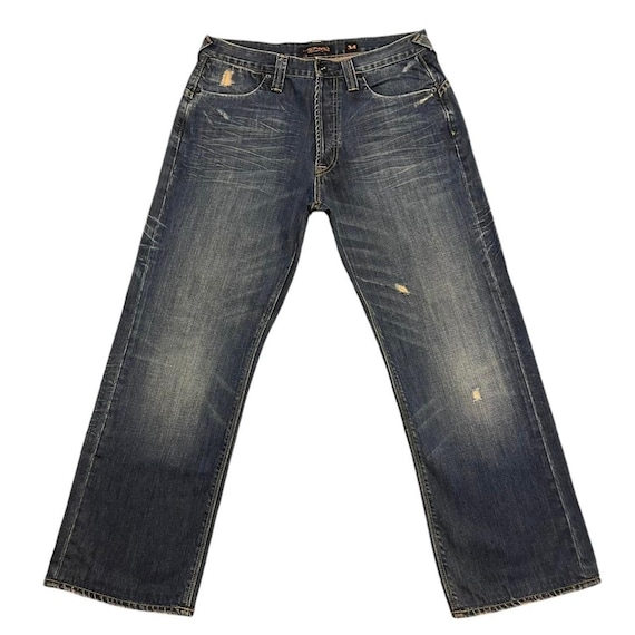 Vintage Y2K 2000s Ed Hardy Wide-leg Baggy Jeans Size 34x34 - Etsy