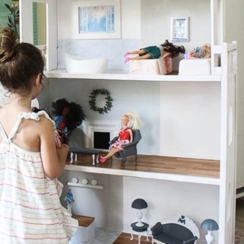 Barbie Toy Dollhouses Montessori Toys House Handmade Princess Etsy