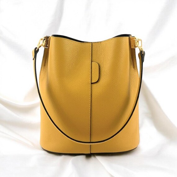 Luxury Beautiful Genuine Leather Handbag for Women crosbody Leather Bags yellow Tote Bag stylish Womens trendy Bag designer Leather Bags Etsy Canada