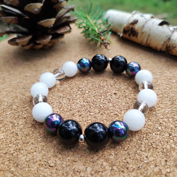 NEW Natural Stone Bracelet/ Wood Bracelet/  Designer  Bracelet/Designer Handmade Bracelet/ Custom Bracelet/ Unique Gift for Her or Him/ Desi