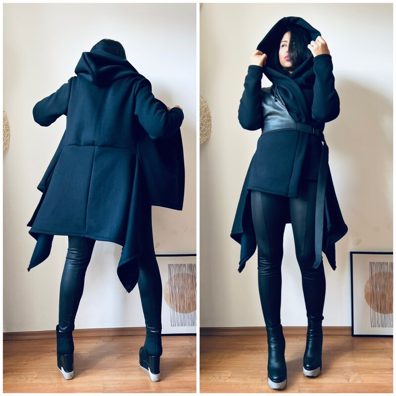 Asymmetric Buttoned Knit Cardigan main image 1