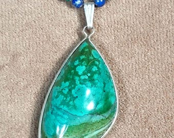 Malachite pendant necklace from copper world