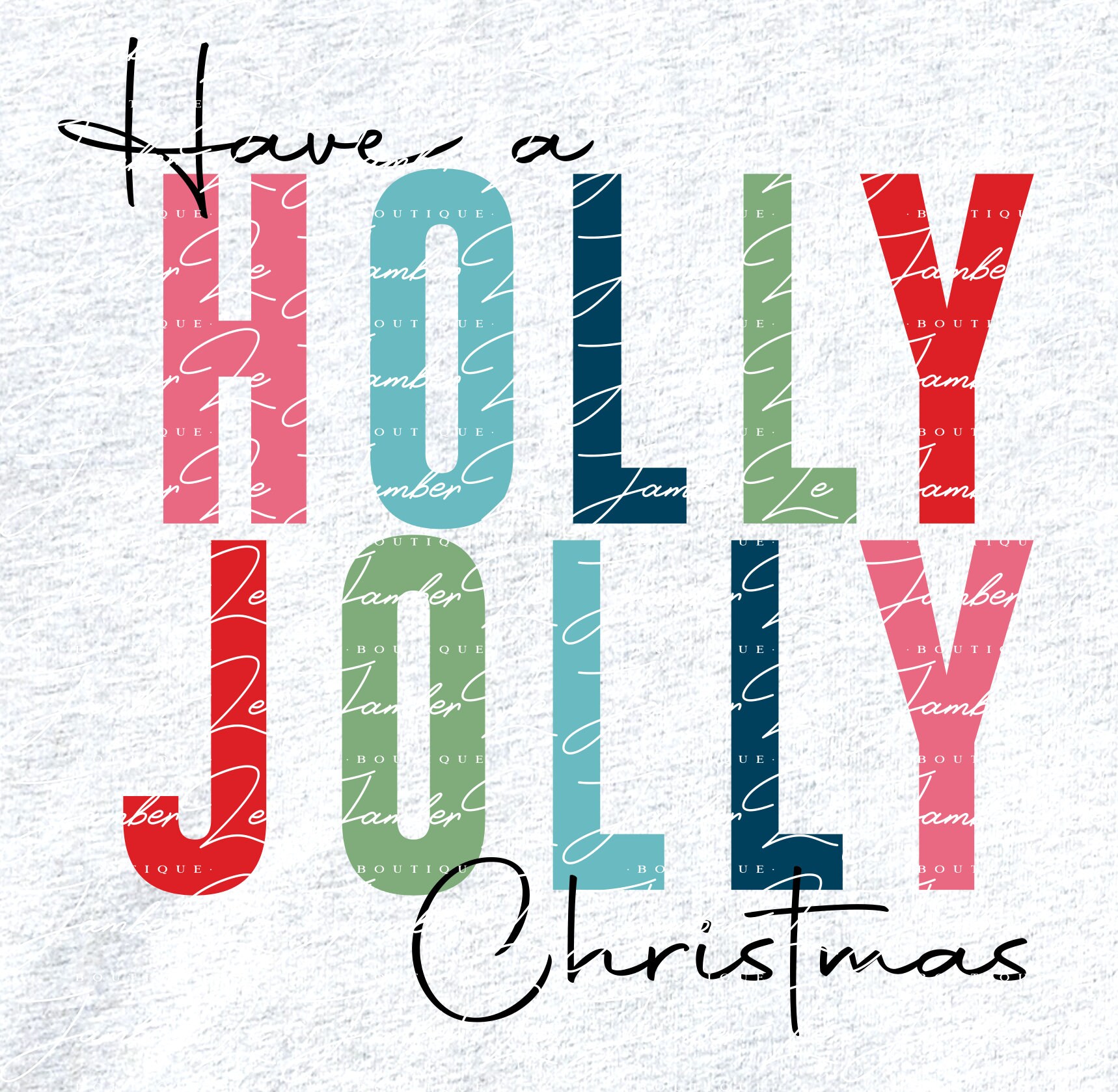 Have a Holly Jolly Christmas SVG Holliday PNG Christmas Cut File - Etsy