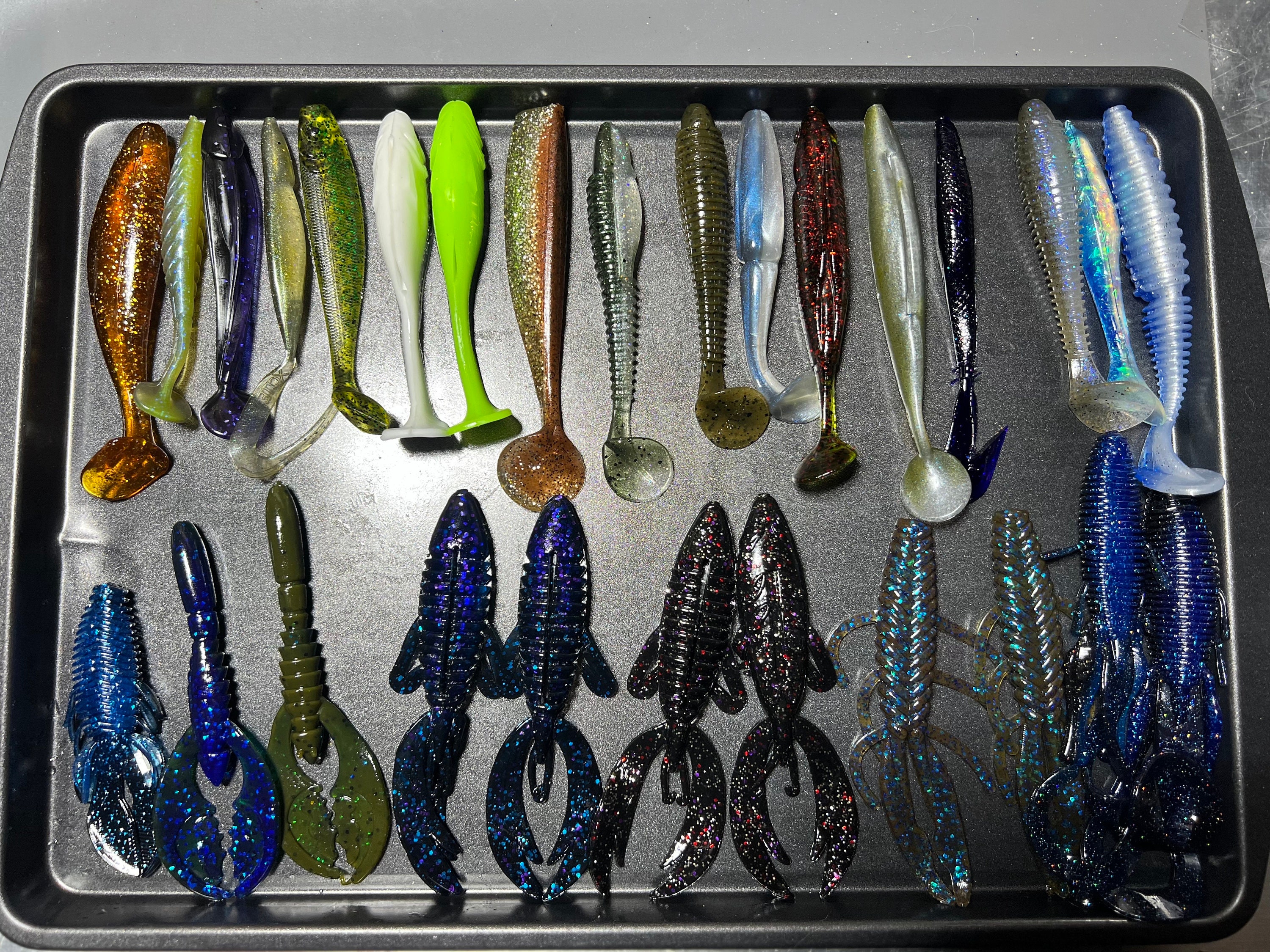 Mystery Bundle Bag of Baits 50 Pack Custom and Homemade by