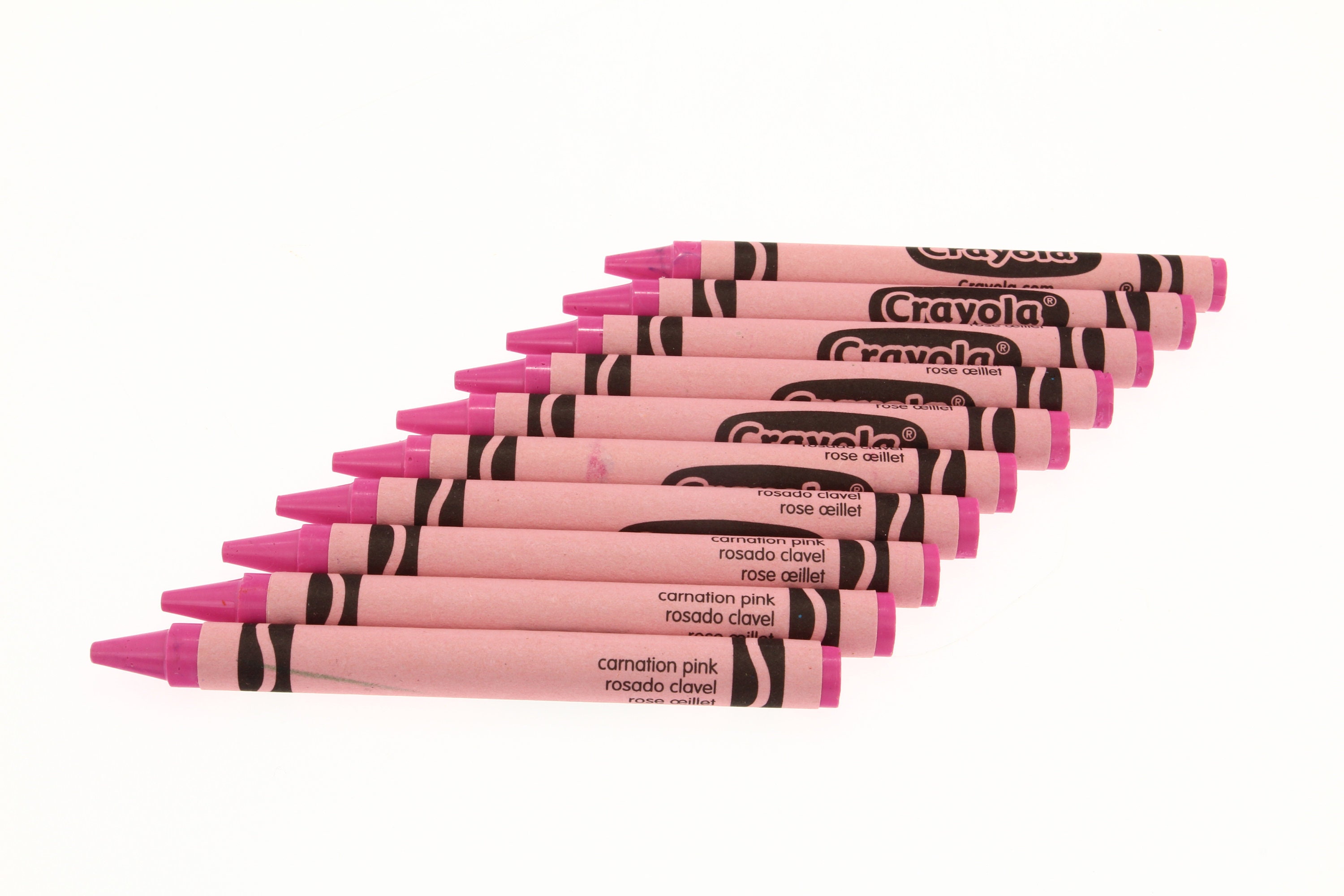 Crayola Large Crayons, Carnation Pink. 12/Box (24326254
