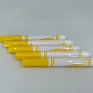Gele Crayola Broad Line Marker - Set van 5 of 10