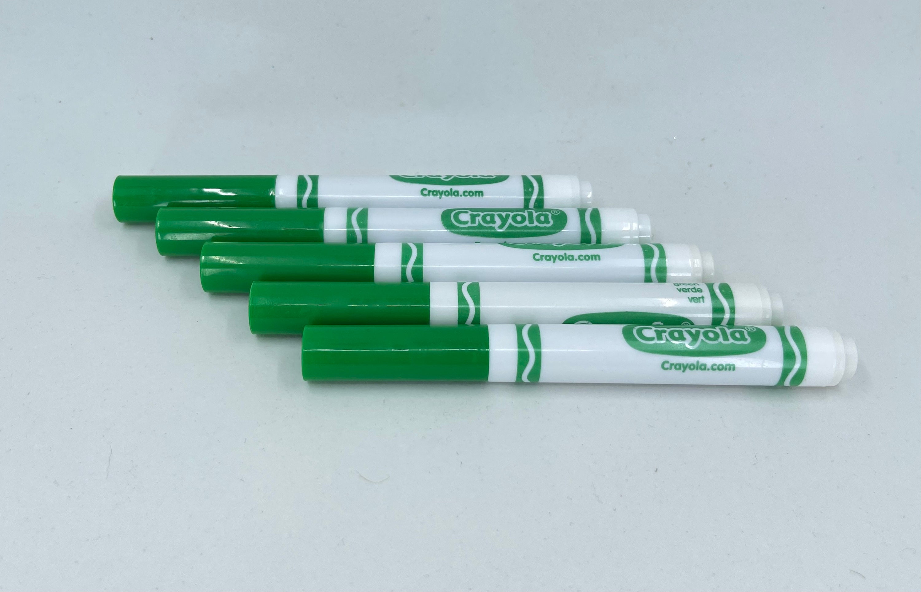 Green Crayola Broad Line Marker - Set of 5 - Etsy, image size:3000x1930