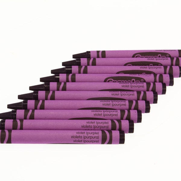 Violet (Purple) Crayola Crayons - 10 Pack