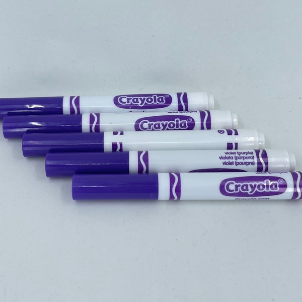 Purple Crayola Broad Line Marker - Set of 5 or 10