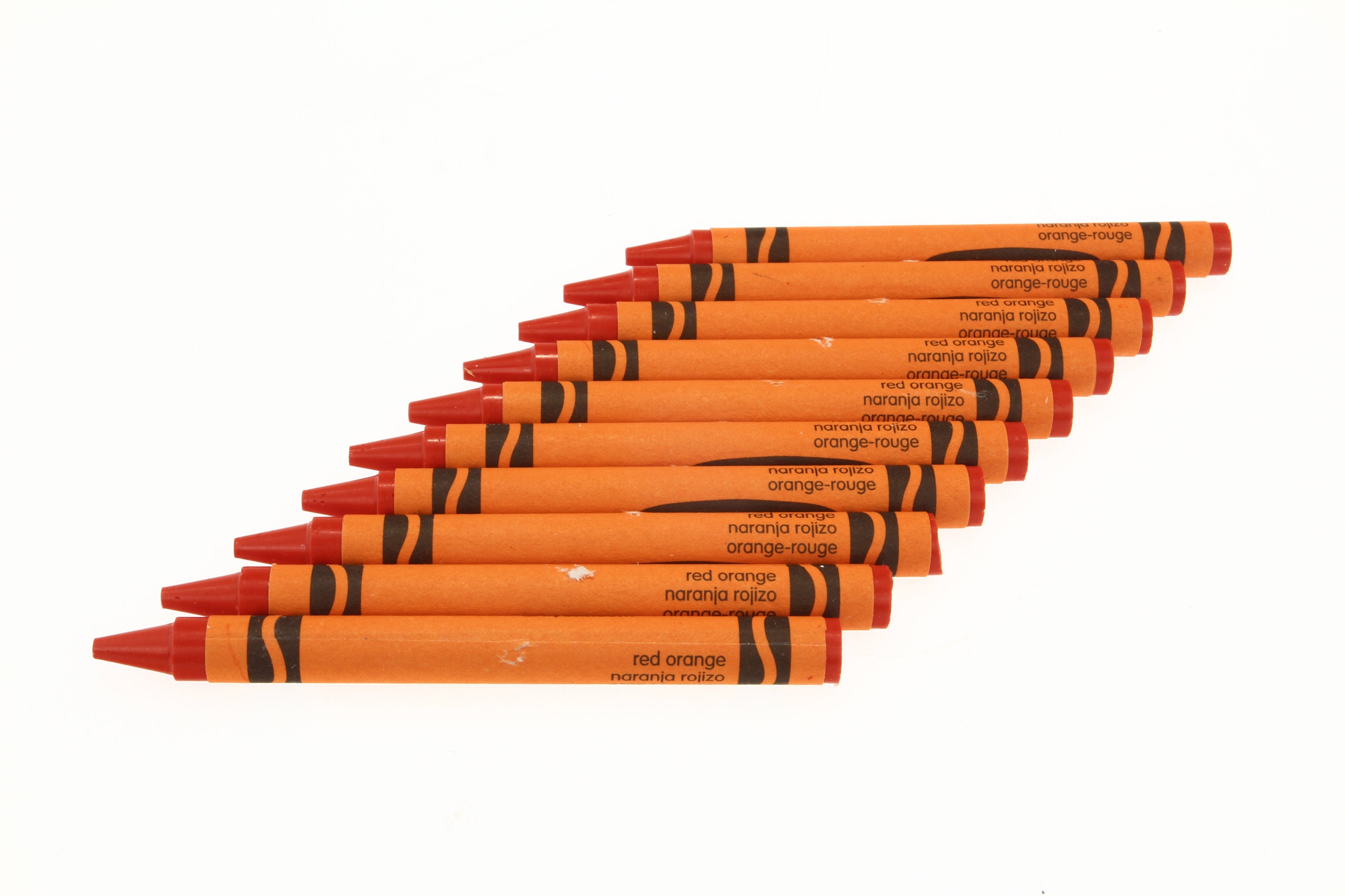 Redorange Crayola Crayons 10 Pack Etsy