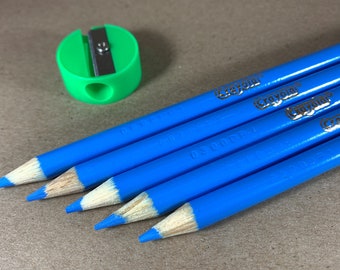 Sky-Blue Crayola Colored Pencils - Set of 5 or 10 with Sharpener