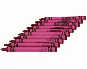 Red-violet Crayola Crayons - 10 Pack - Etsy Hong Kong