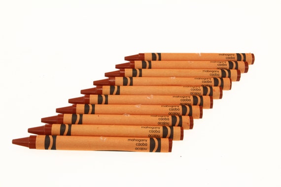 Mahogany Crayola Crayons Set of 10 