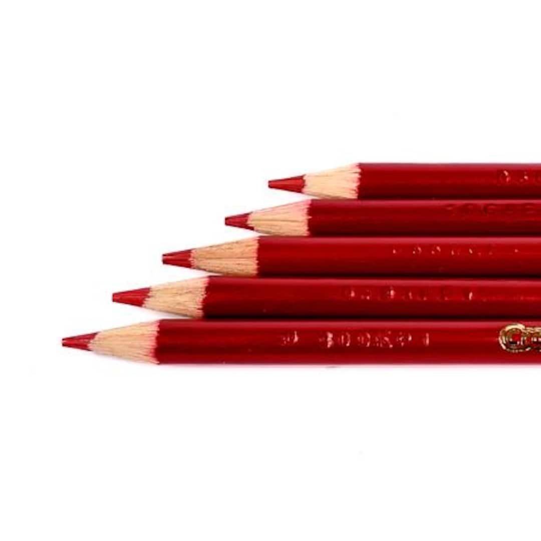 Red Crayola Colored Pencils, Set of 5 With Sharpener, Coloring