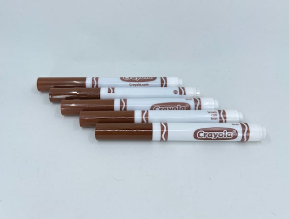 Brown Crayola Broad Line Marker Set of