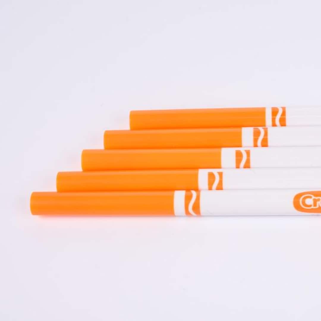 Orange Crayola Fine Line Marker - Set of 5 - Etsy