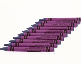 Purple Mountains Majesty Crayola Crayons - 10 Pack