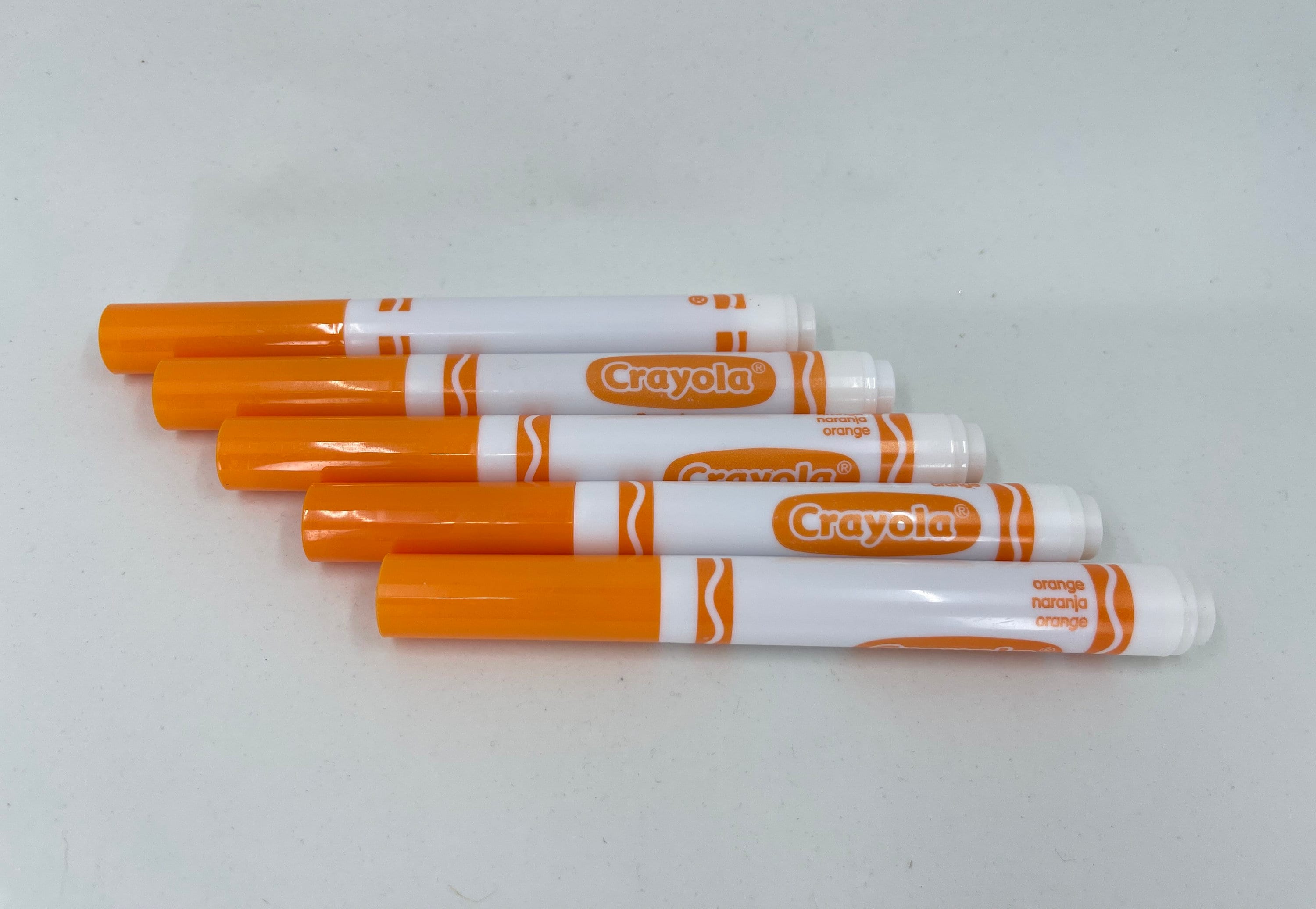 Orange Crayola Broad Line Marker Set of 5 or 10 Etsy Canada