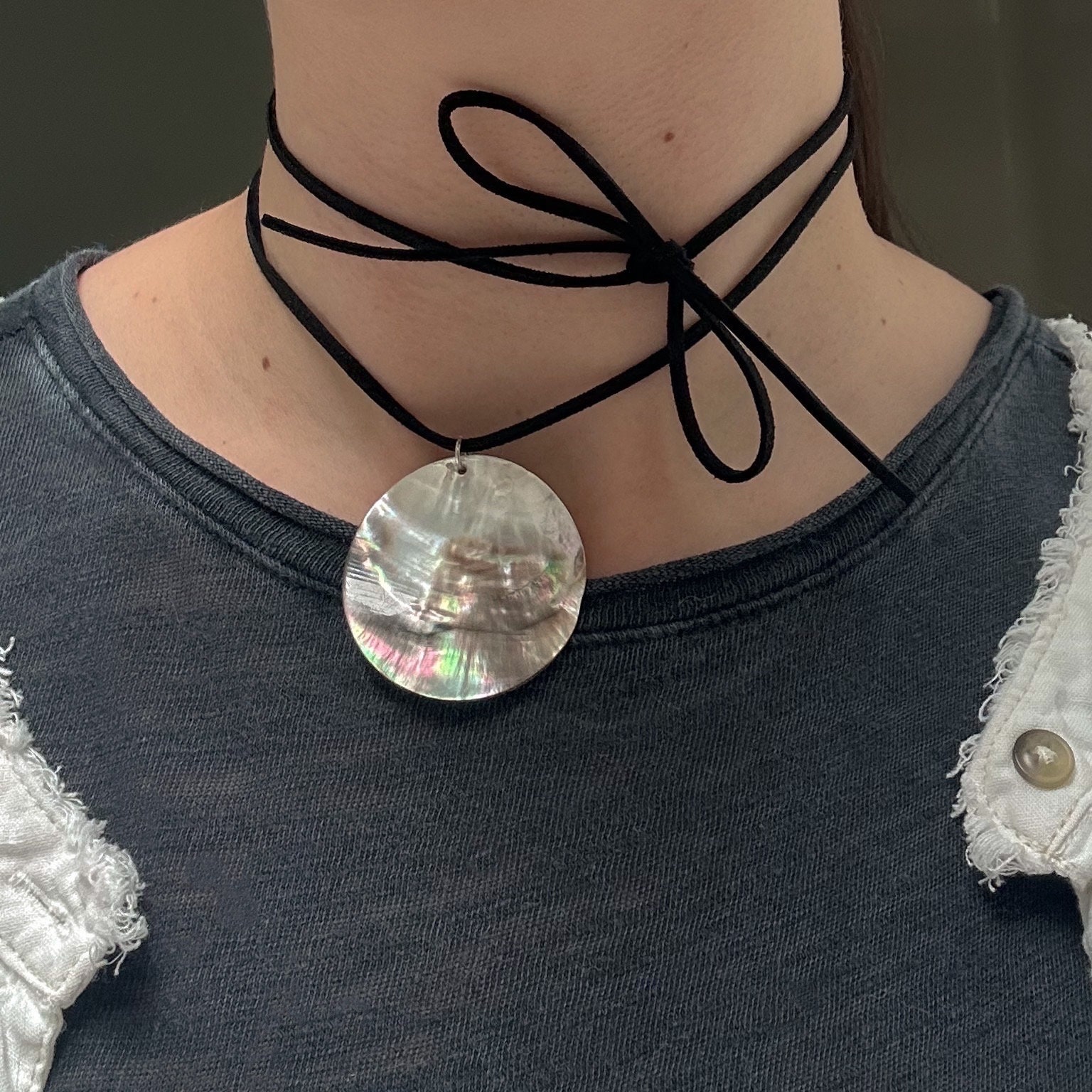 Black String Necklace with Choose-a-Charm – bandana love