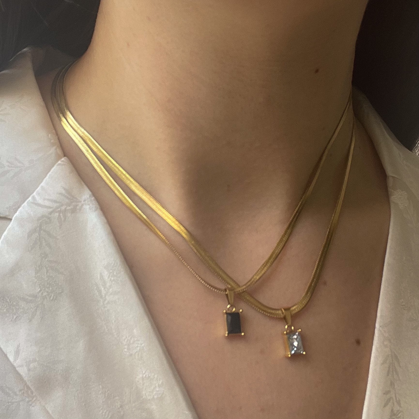 Diamond 2024 herringbone chain
