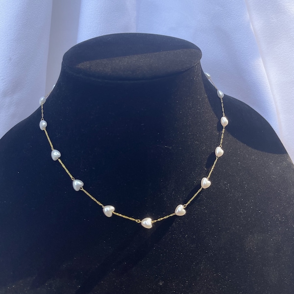 Faux Pearl Necklace Buy Online Etsy