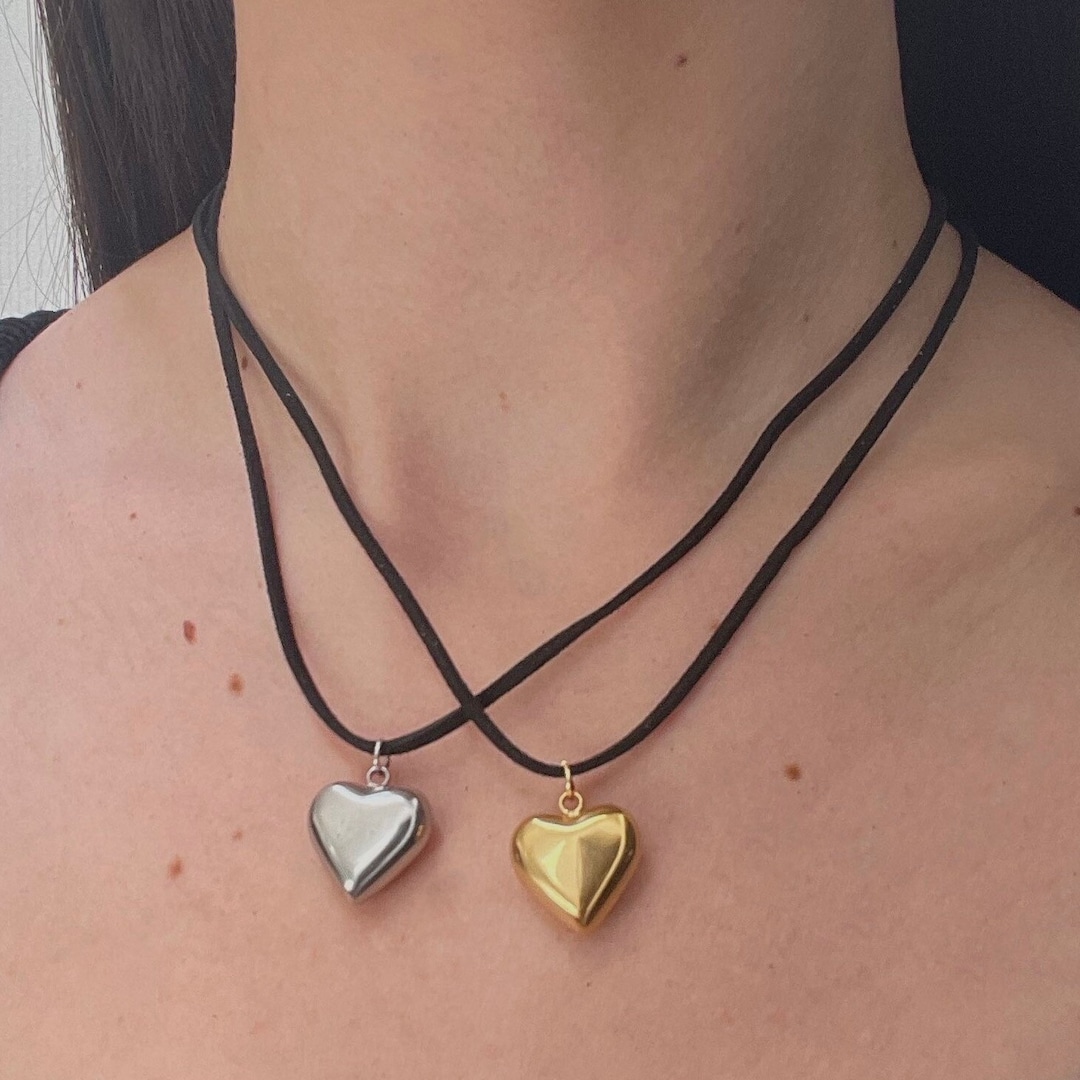 [韓国人気ジュエリー] nff fluffy heart necklace-black il_1080xN.5377878724_my1p.jpg