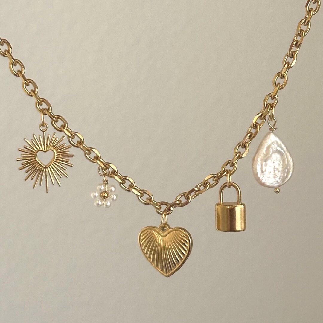 Jessica Heart Charm Necklace main image 0