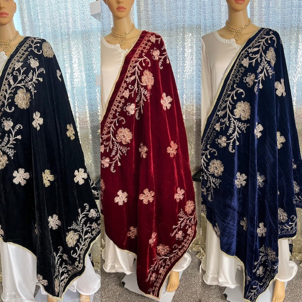 velvet ki shawl