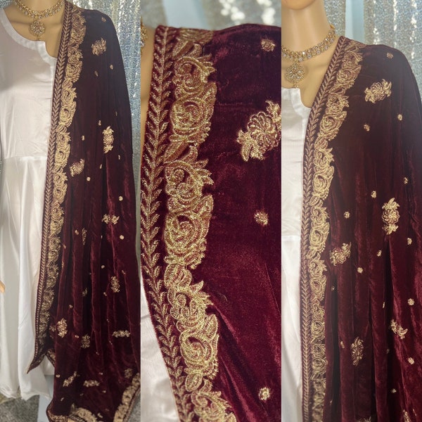 velvet ki shawl