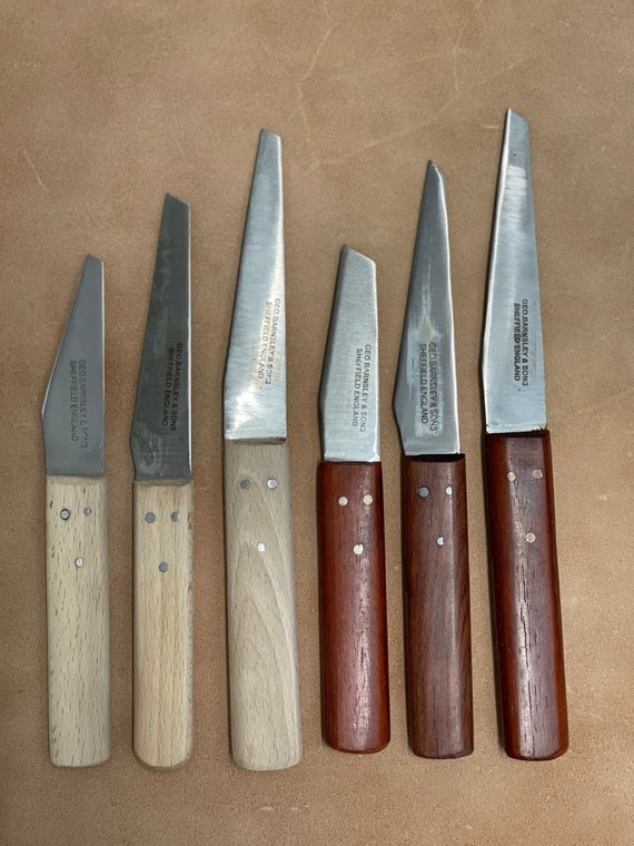 Leather Paring Knives for Bookbinding