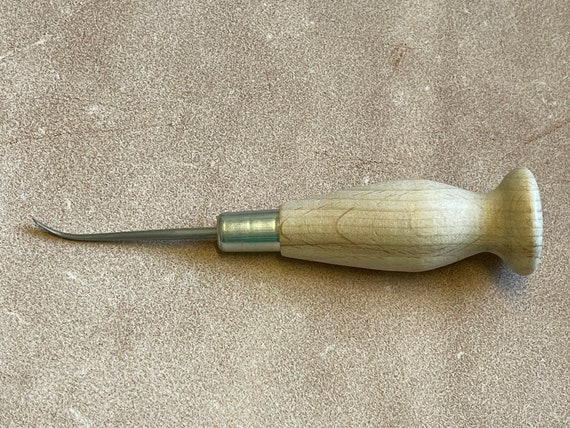 Curved Sewing Awl With Eye / Sewing Awl / Leathercraft Awl / Leather Work  Tool / Sewing 