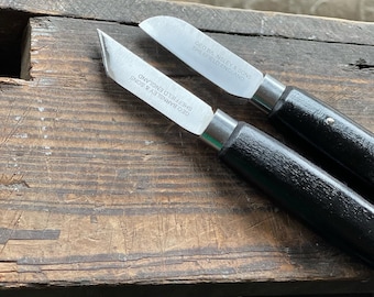 Juego de cuchillos de corte y desbaste / Cuchillo para marroquinería / Cuchillo para zapatería / Cuchillo de desbaste / Cuchillo de chapista